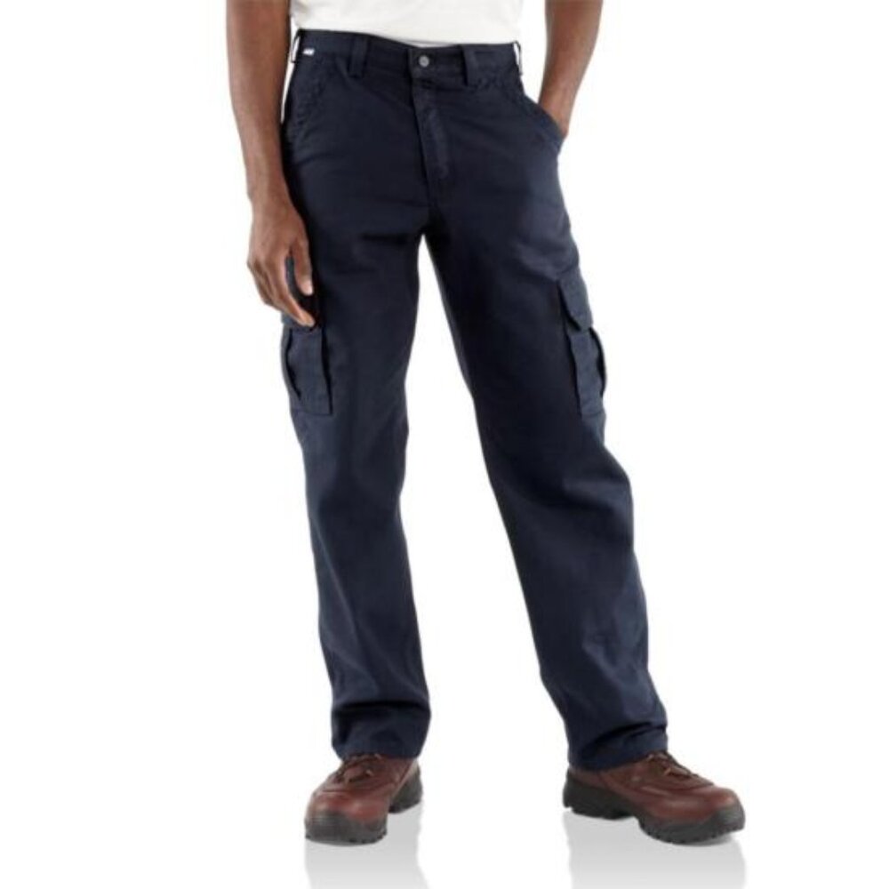 Mens Carhartt FRB240 - Flame-Resistant Canvas Loose Fit Cargo Pant